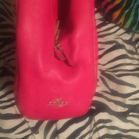 Coach Leather Pink Bag hobo - Picture 2 of 3